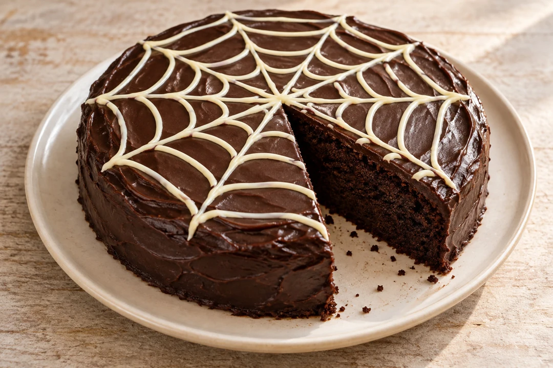 Chocolate Cobweb Cake